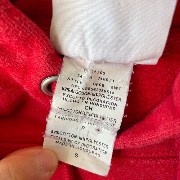 Red Champion Reverse Weave Hoodie - Picture 5 of 5